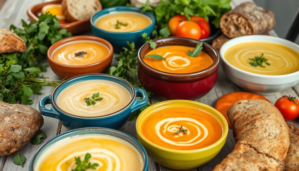 creamy vegetarian soup recipes