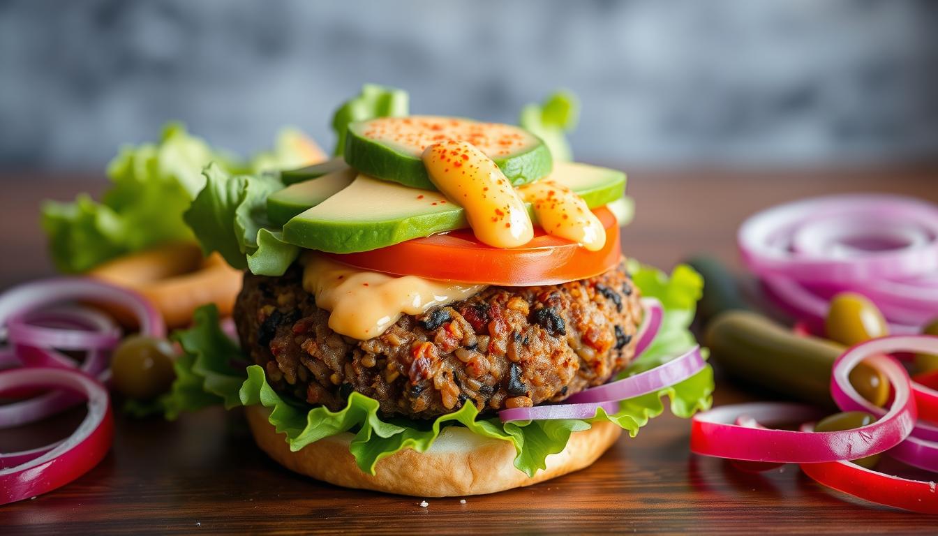 flavorful vegetarian burger recipe