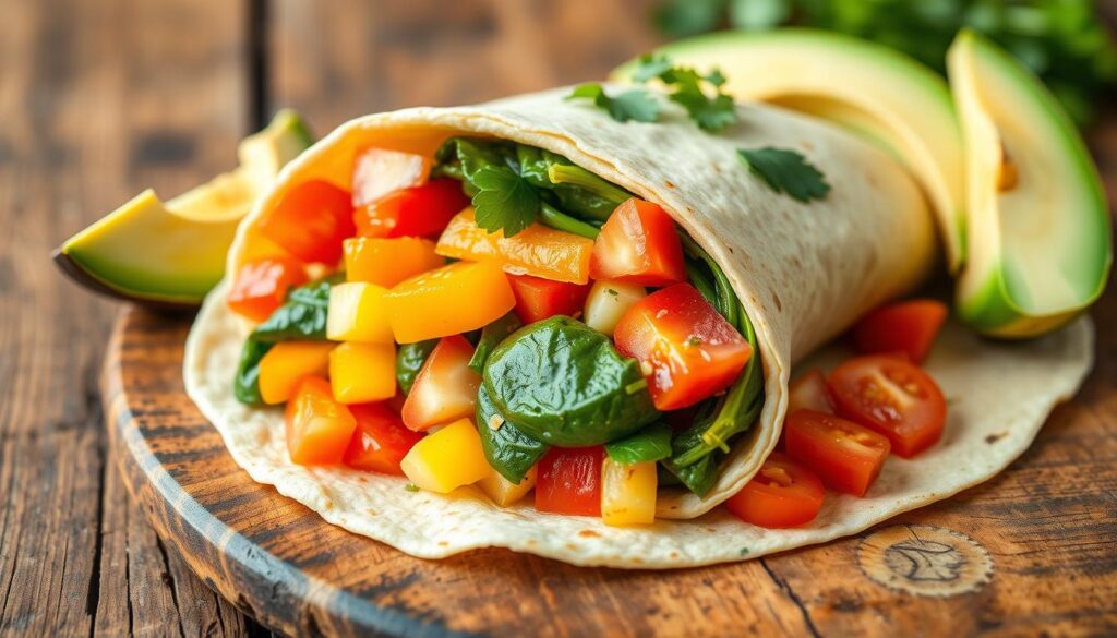 healthy breakfast burrito