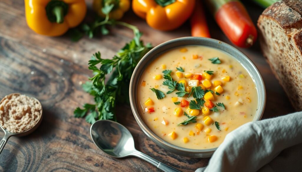 recipe for vegetarian corn chowder