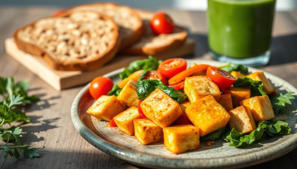 tofu in breakfast