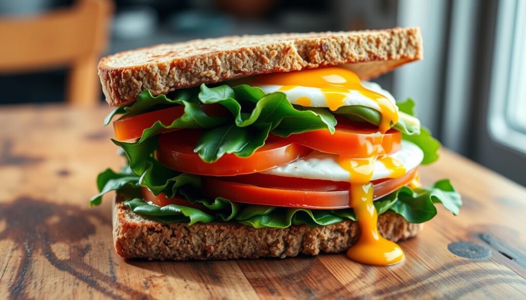 vegetarian breakfast sandwich recipe