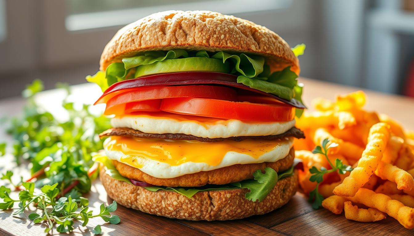 vegetarian breakfast sandwich recipe