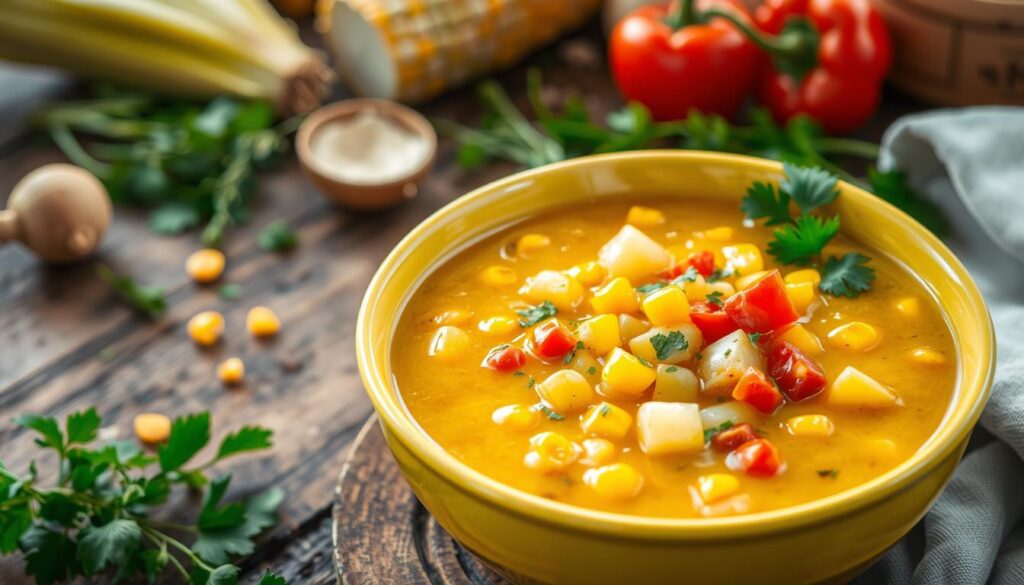 vegetarian corn chowder recipe