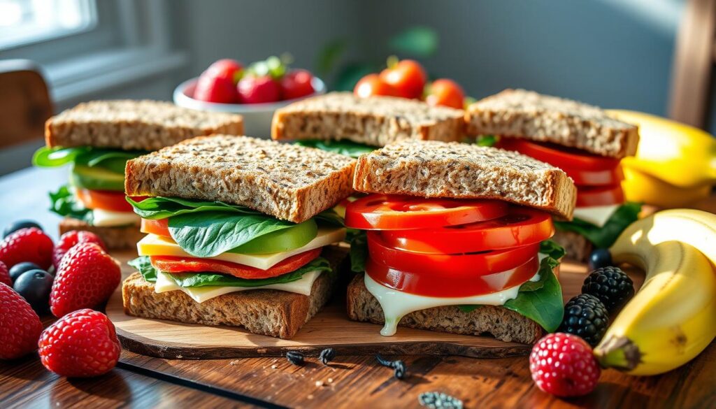 vegetarian sandwiches for breakfast