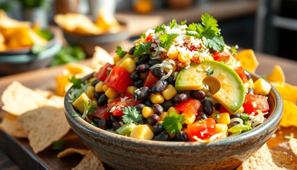 Mexican-Style Vegetarian Taco Salad Recipe