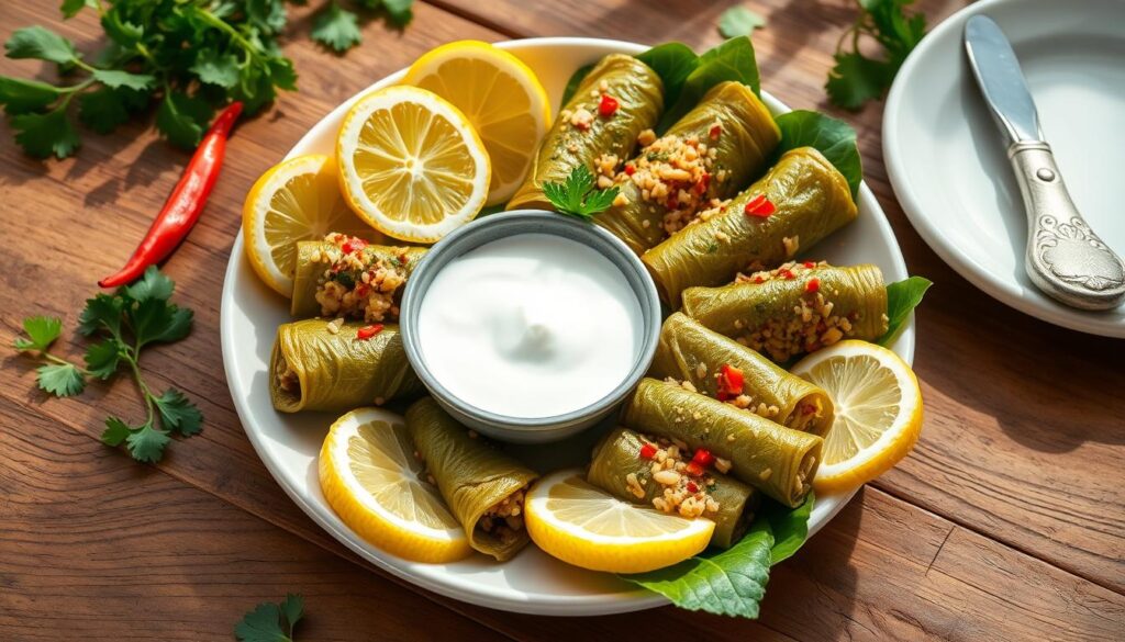 meat-free dolmades recipe