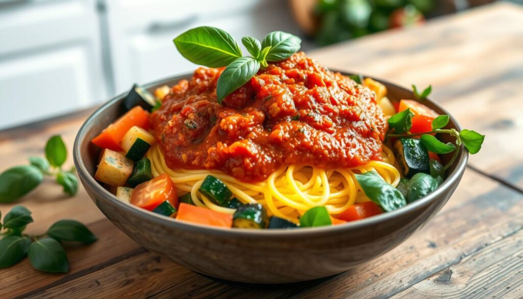 spaghetti sauce recipe with tomato sauce no meat