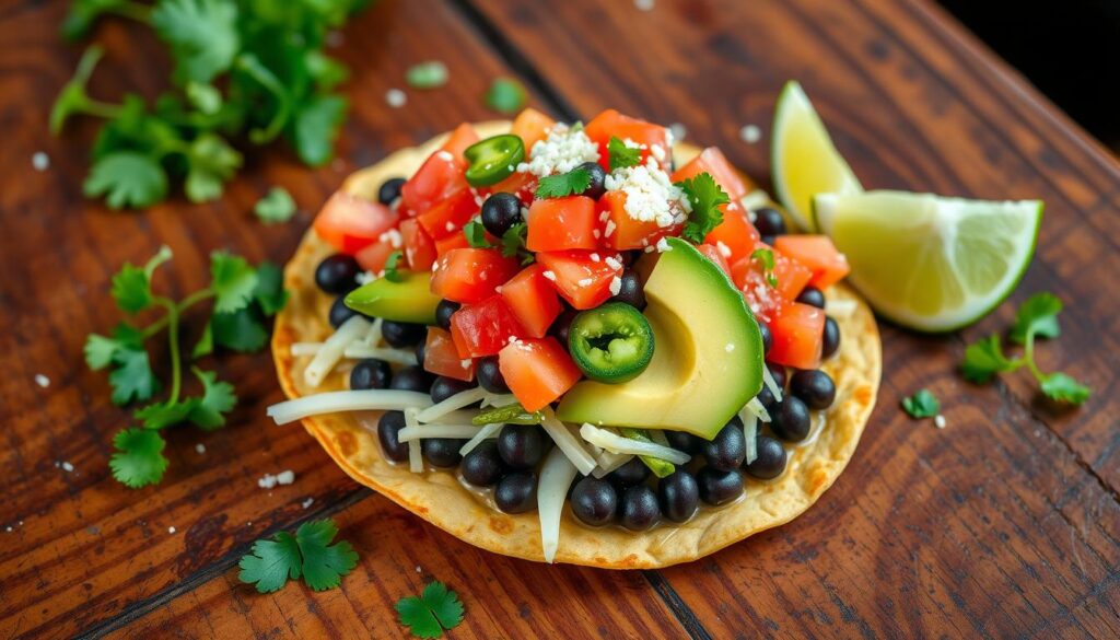 vegetarian tostada recipe